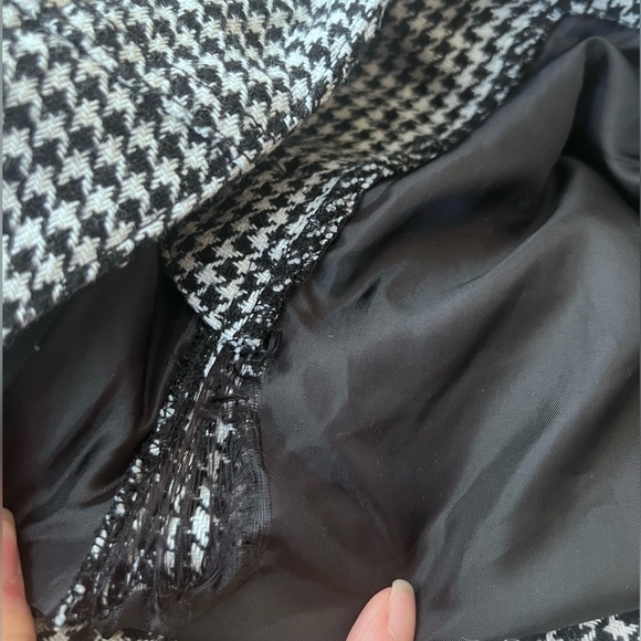 Stussy Black and White Houndstooth Print Cargo Pants W32 - Picture 9 of 10